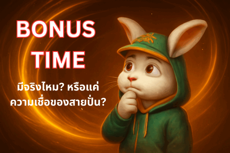 Bonus Time มีจริงไหม? หรือแค่ความเชื่อของสายปั่น?
